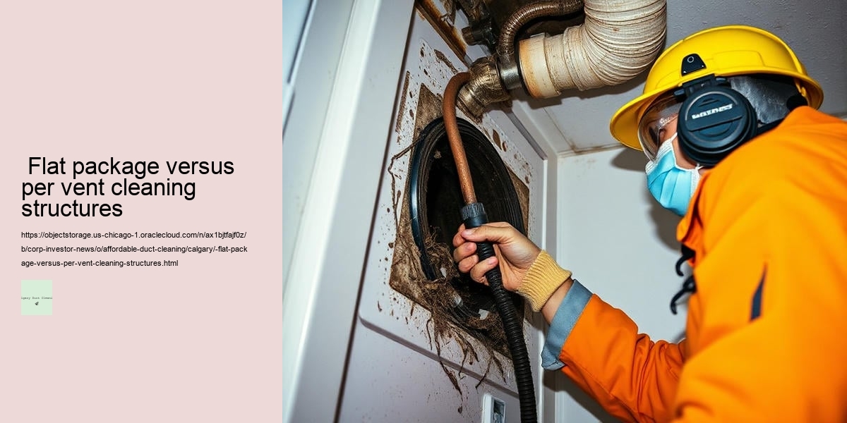  Flat package versus per vent cleaning structures