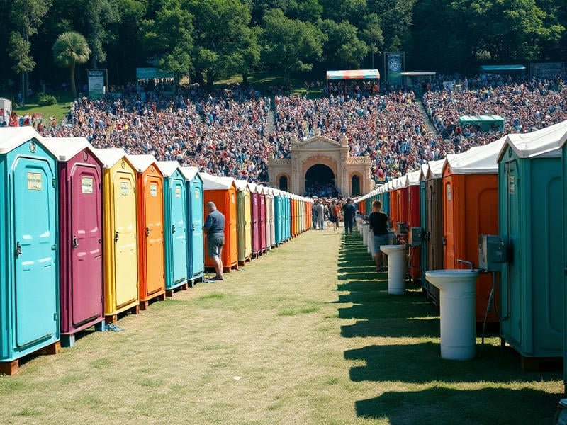 How Sarasota events rely on standard portable toilets for guests