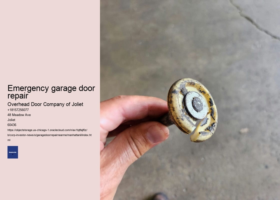 Emergency garage door repair