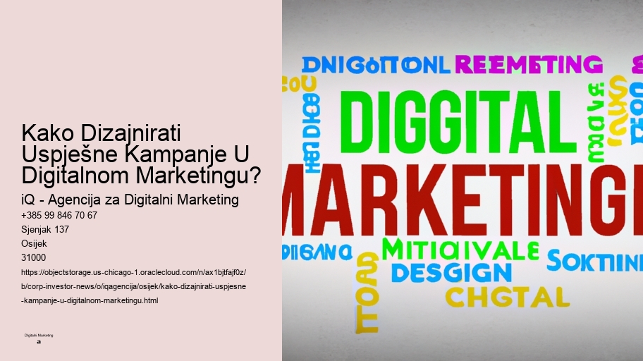 Kako Dizajnirati Uspješne Kampanje U Digitalnom Marketingu? 