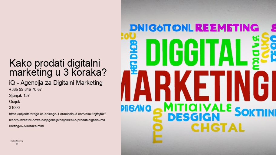 Kako prodati digitalni marketing u 3 koraka?