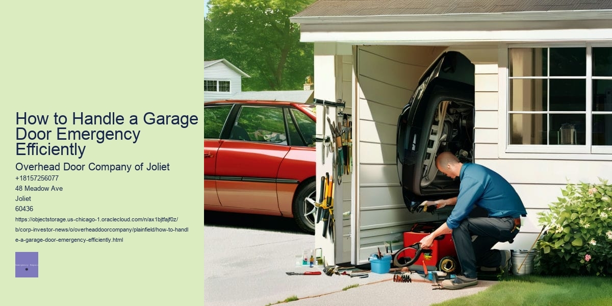 How to Handle a Garage Door Emergency Efficiently