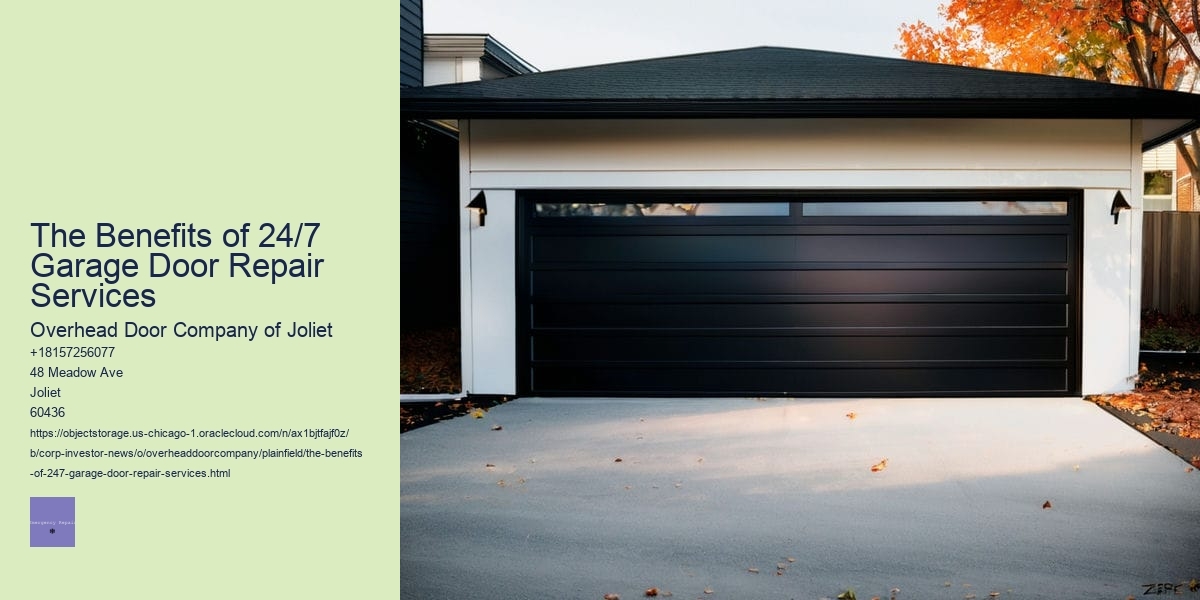 The Benefits of 24/7 Garage Door Repair Services