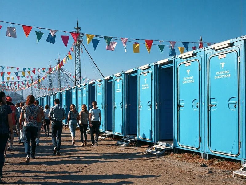Disaster relief operations deploy biodegradable chemical toilet units