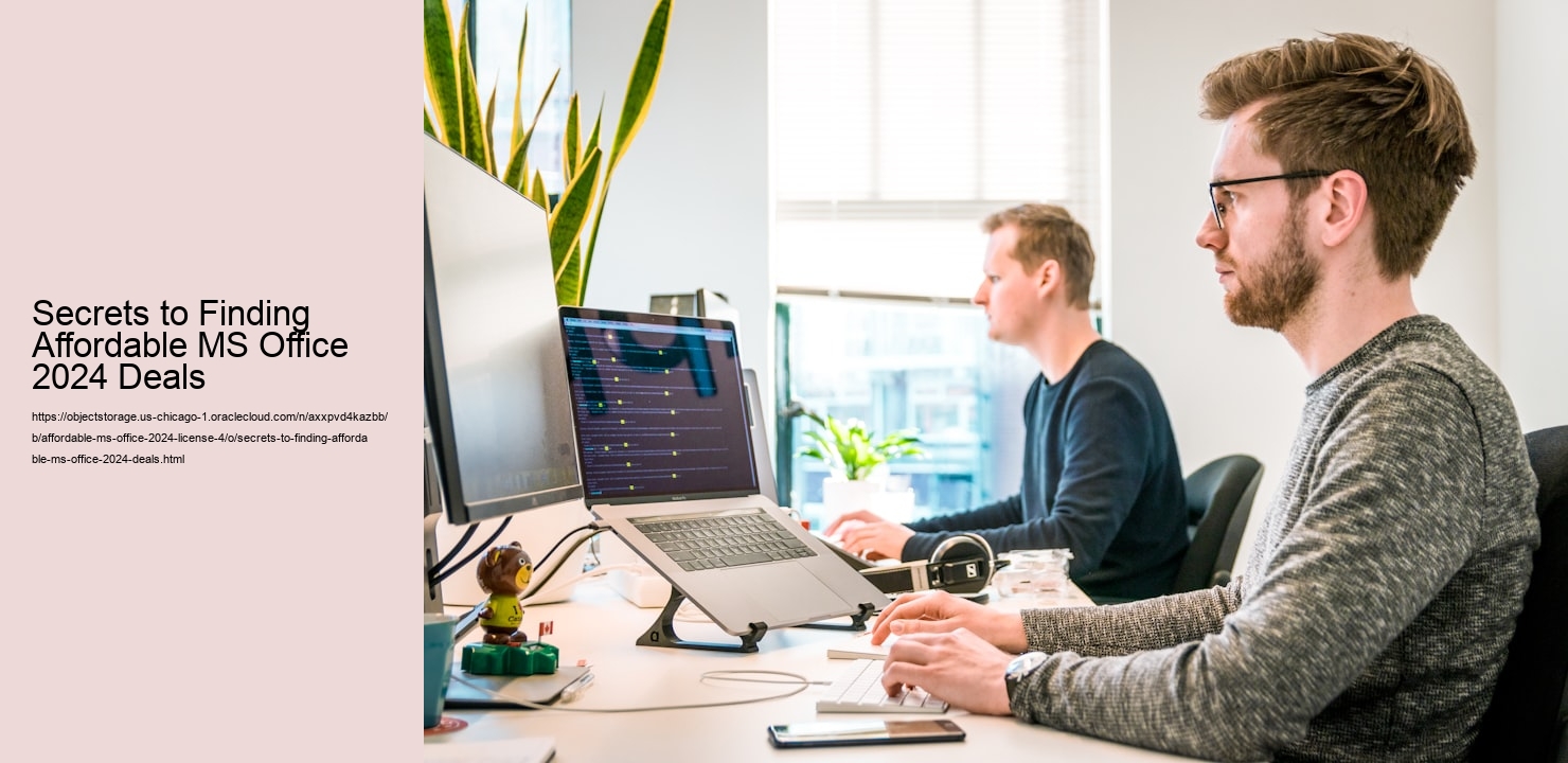 Secrets to Finding Affordable MS Office 2024 Deals
