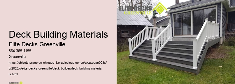 Deck Building Materials