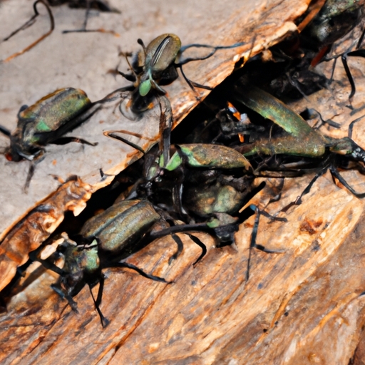 What is the impact of pine beetle infestations on forest ecosystems and timber industries?