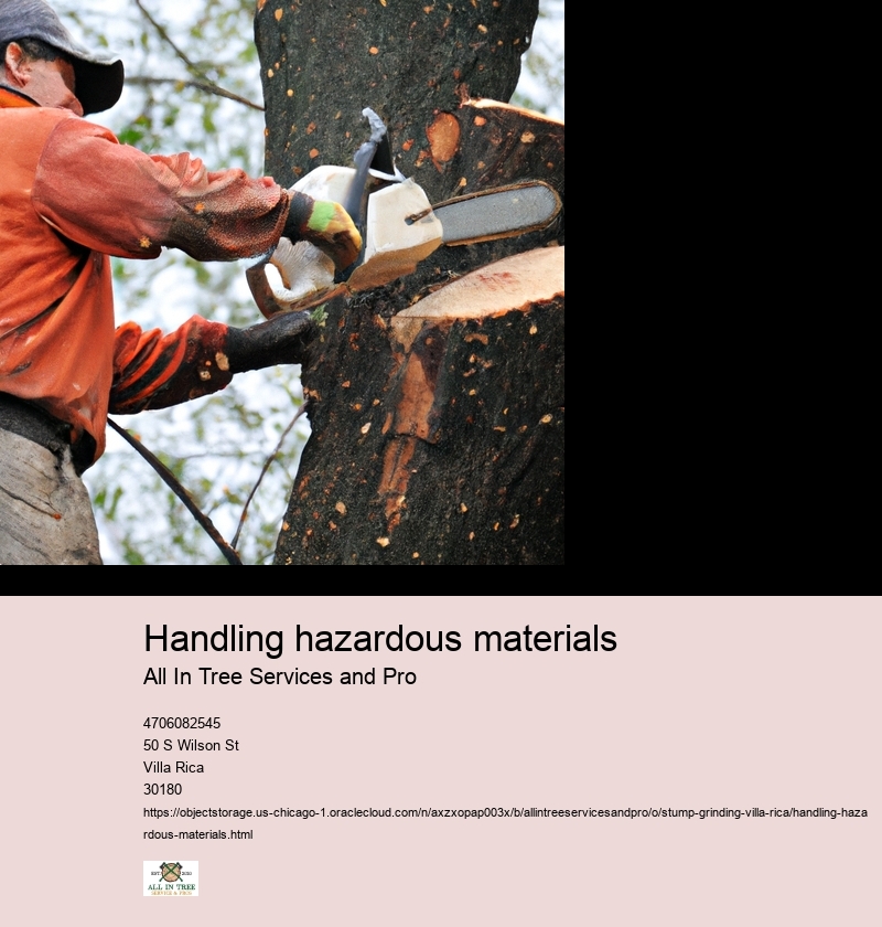 Handling hazardous materials