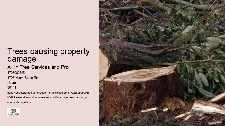 Trees causing property damage