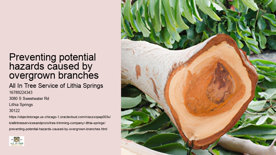 Preventing potential hazards caused by overgrown branches