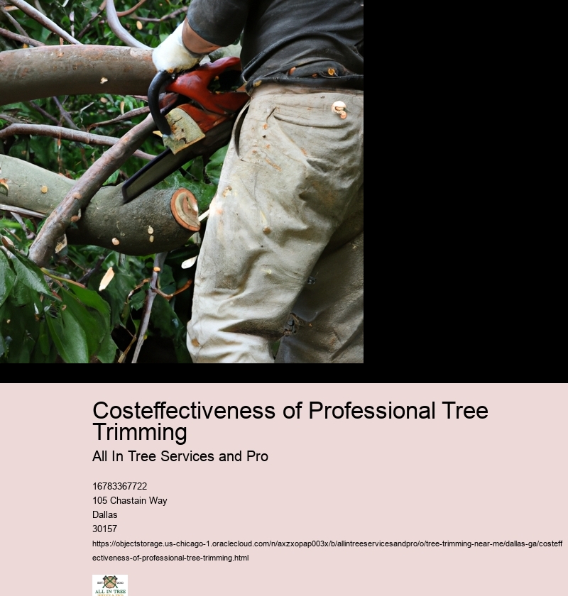 Costeffectiveness of Professional Tree Trimming