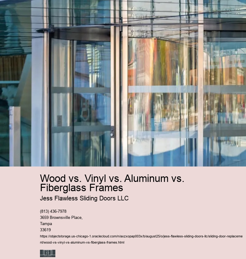 Cost Comparison of Sliding Door Frame Materials