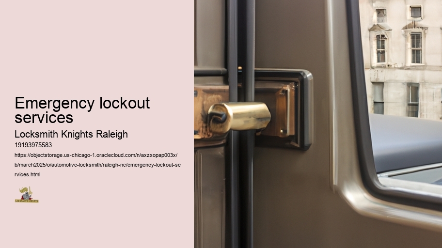 Emergency lockout services