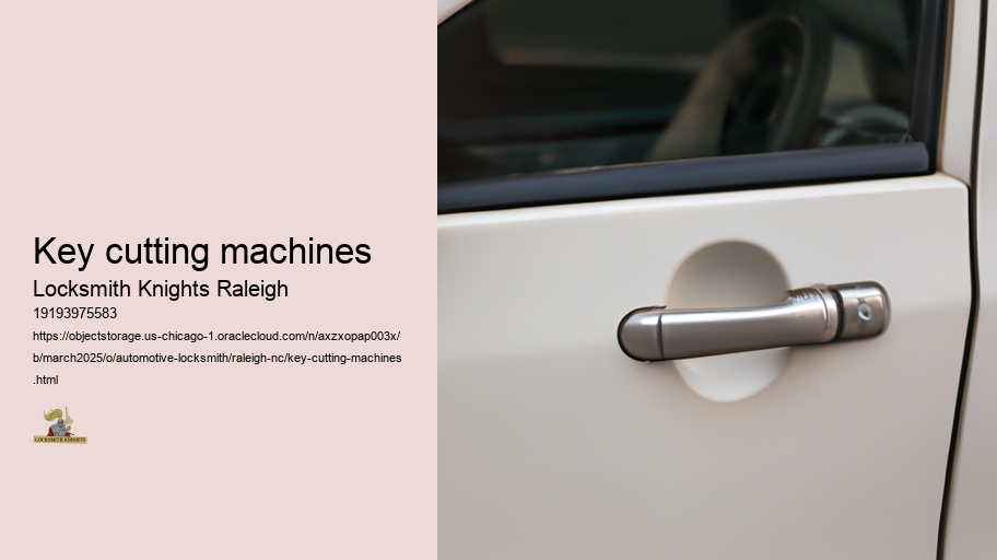 Key cutting machines