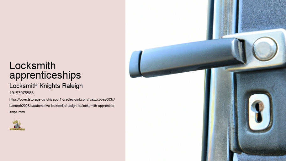 Locksmith apprenticeships