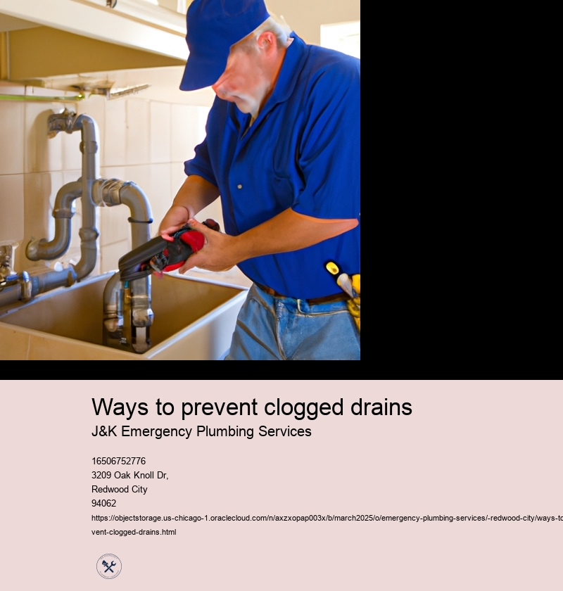 Regularly clean drains with hot water and vinegar