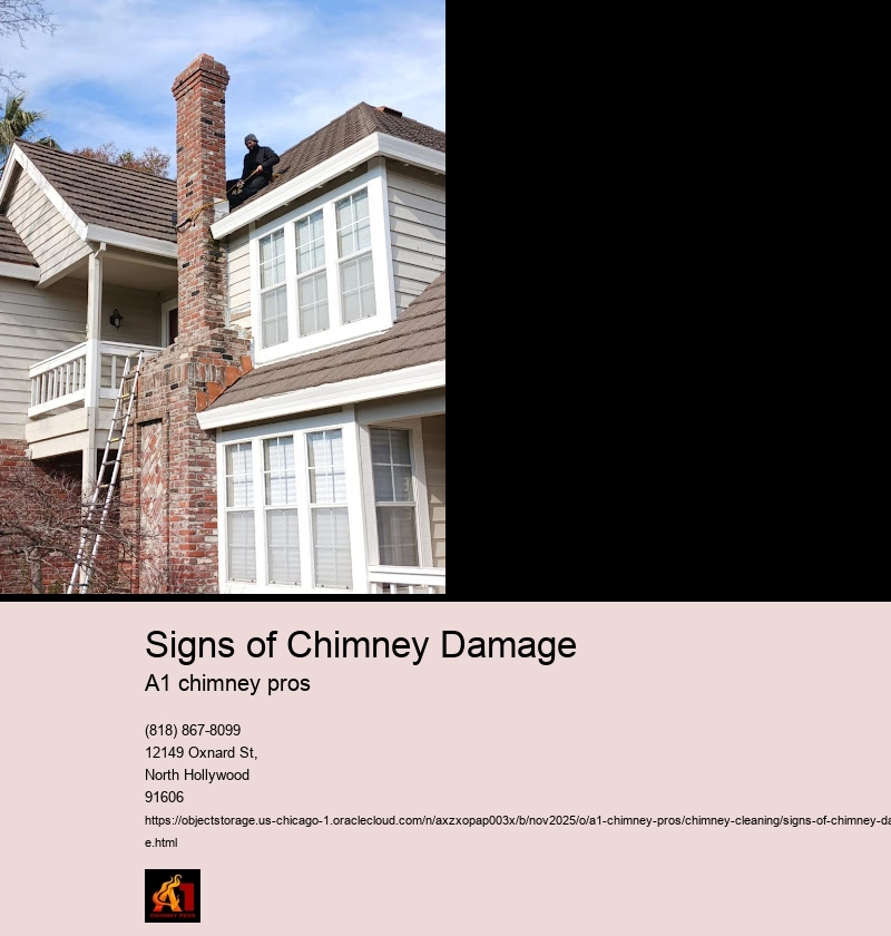 Discoloration on the Exterior of the Chimney