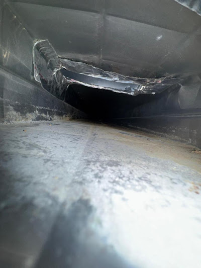 Clean Vent Connection to Remove Debris