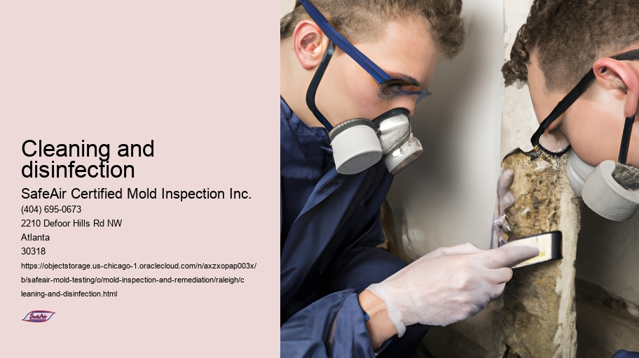 Cleaning and disinfection