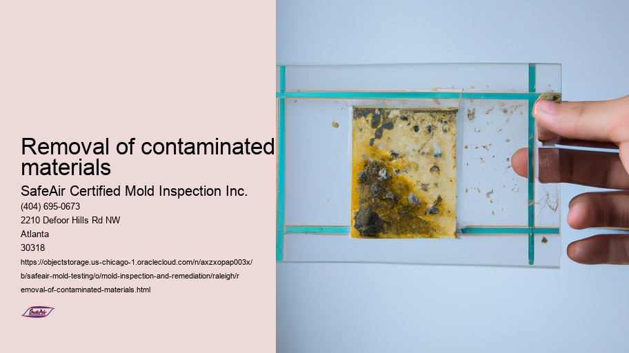 Removal of contaminated materials