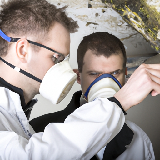What is involved in a professional mold inspection?