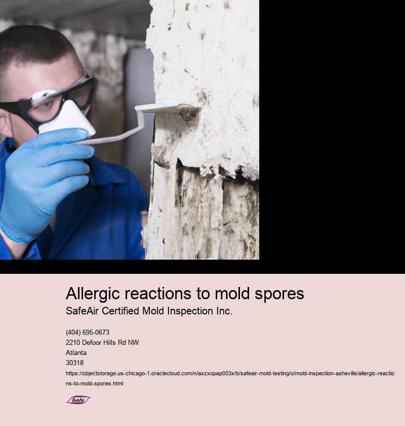 Common symptoms of allergic reactions to mold spores