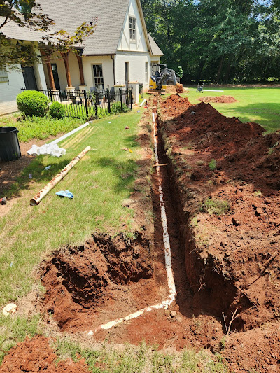 Testing the drainage system