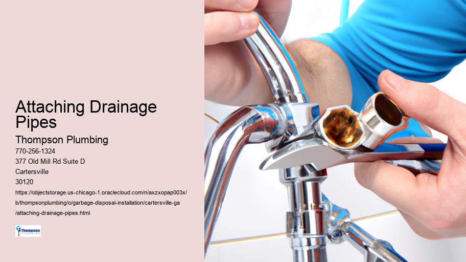 Attaching Drainage Pipes